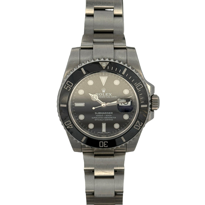 Rolex Submariner Date 116610 40mm SS Black Bezel/Dial Watch with Tags