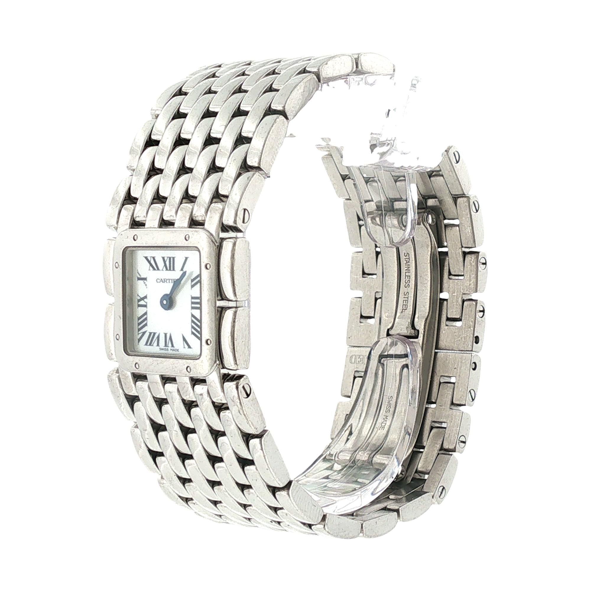 Cartier Panthère Ruban Stainless Steel Ladies Watch