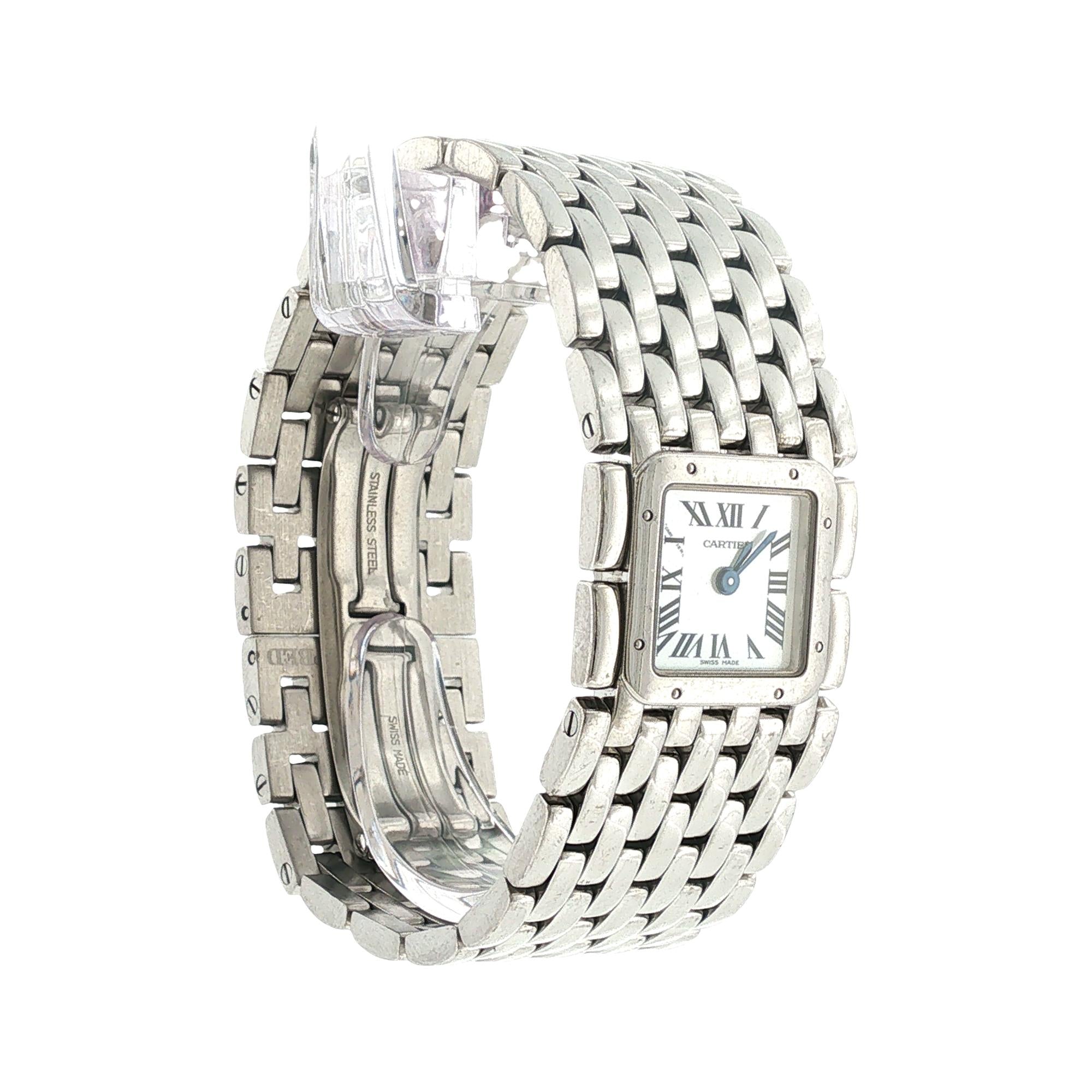 Cartier Panthère Ruban Stainless Steel Ladies Watch