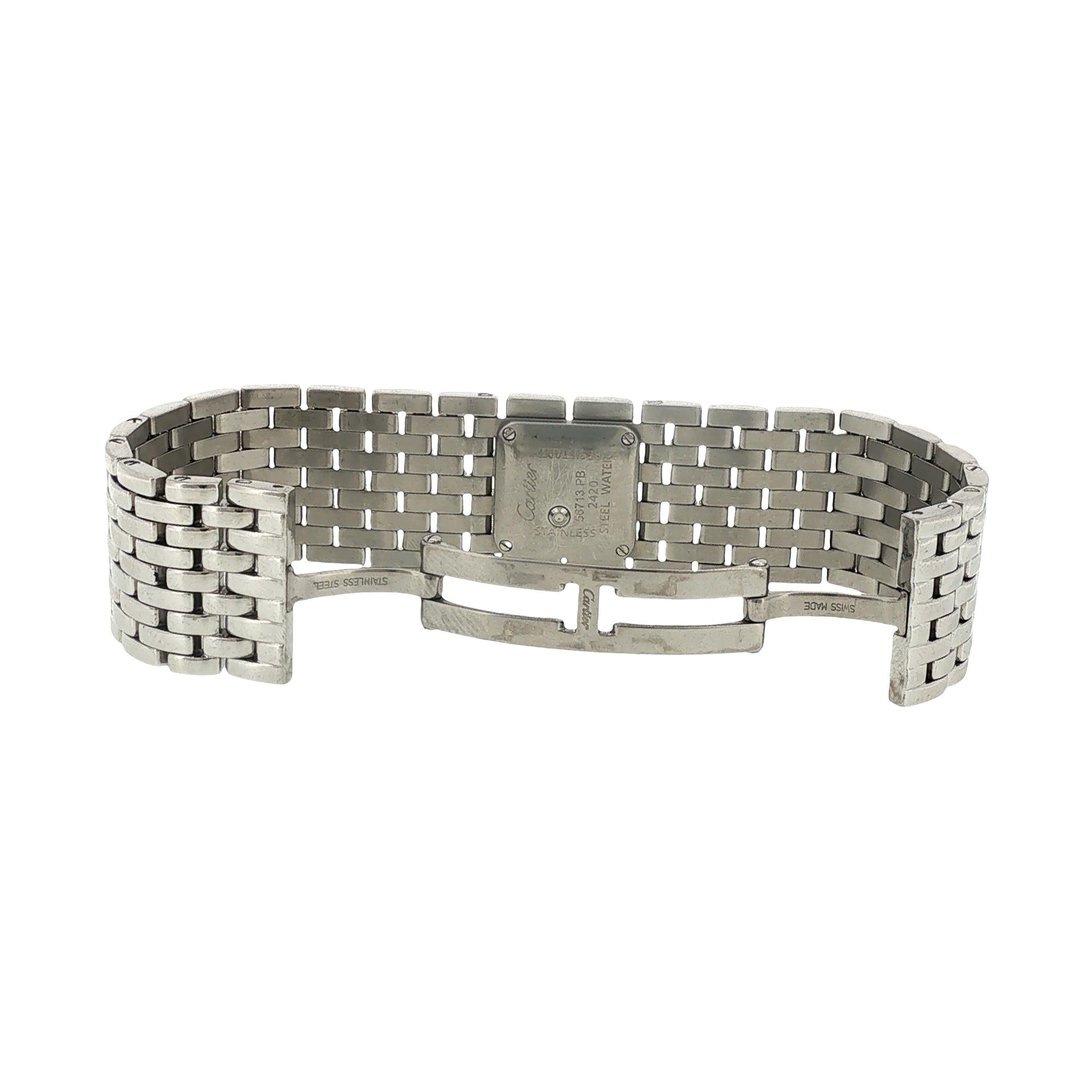 Cartier Panthère Ruban Stainless Steel Ladies Watch