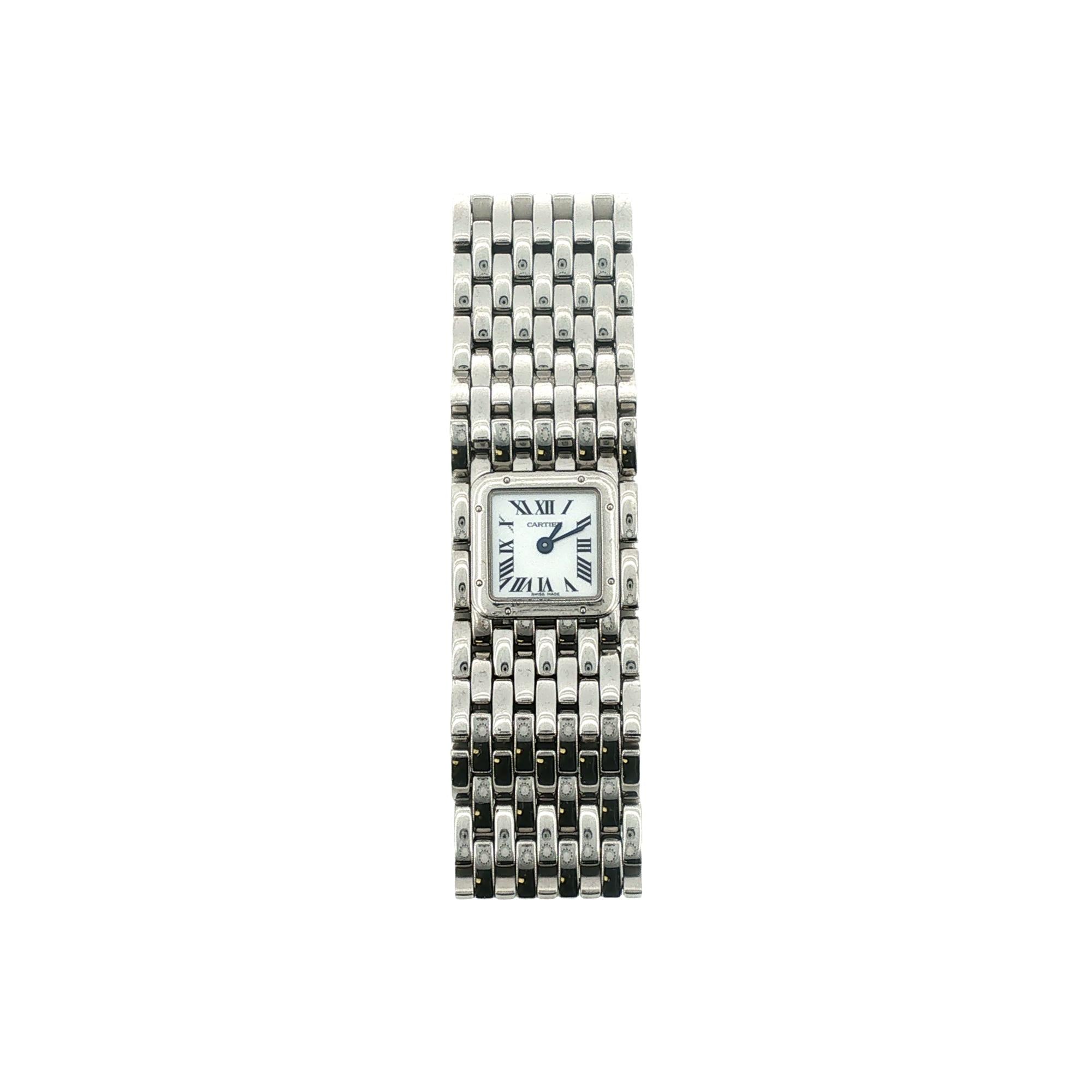 Cartier Panthère Ruban Stainless Steel Ladies Watch