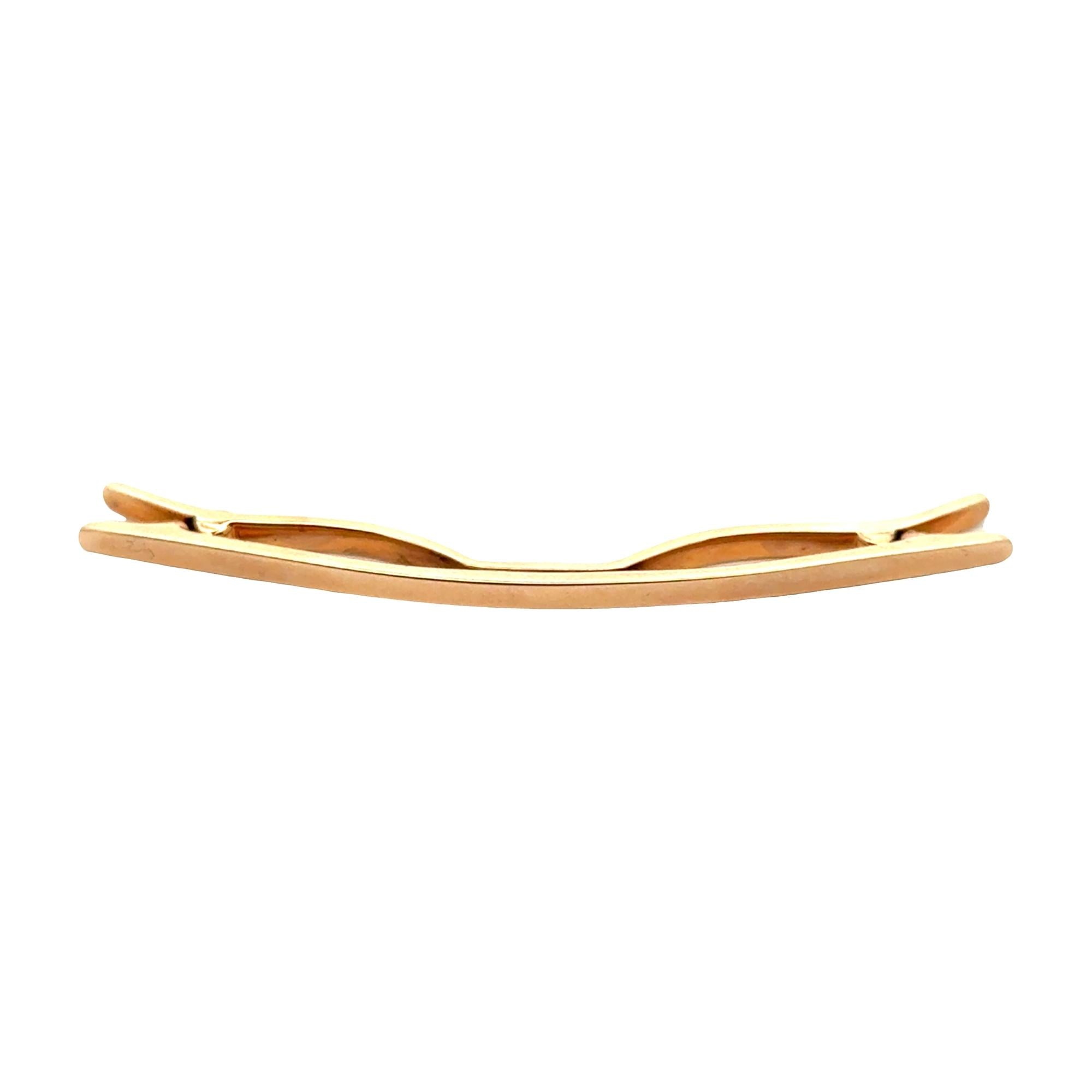 Tiffany & Company 14 Karat Yellow Gold Tie Bar Vintage