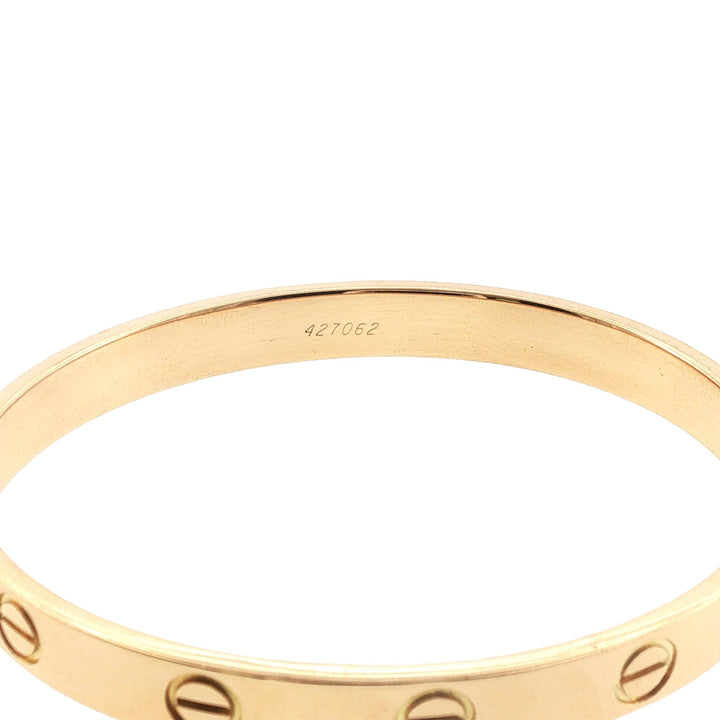 Cartier Classic LOVE Bracelet 18 Karat Yellow Gold Size 16