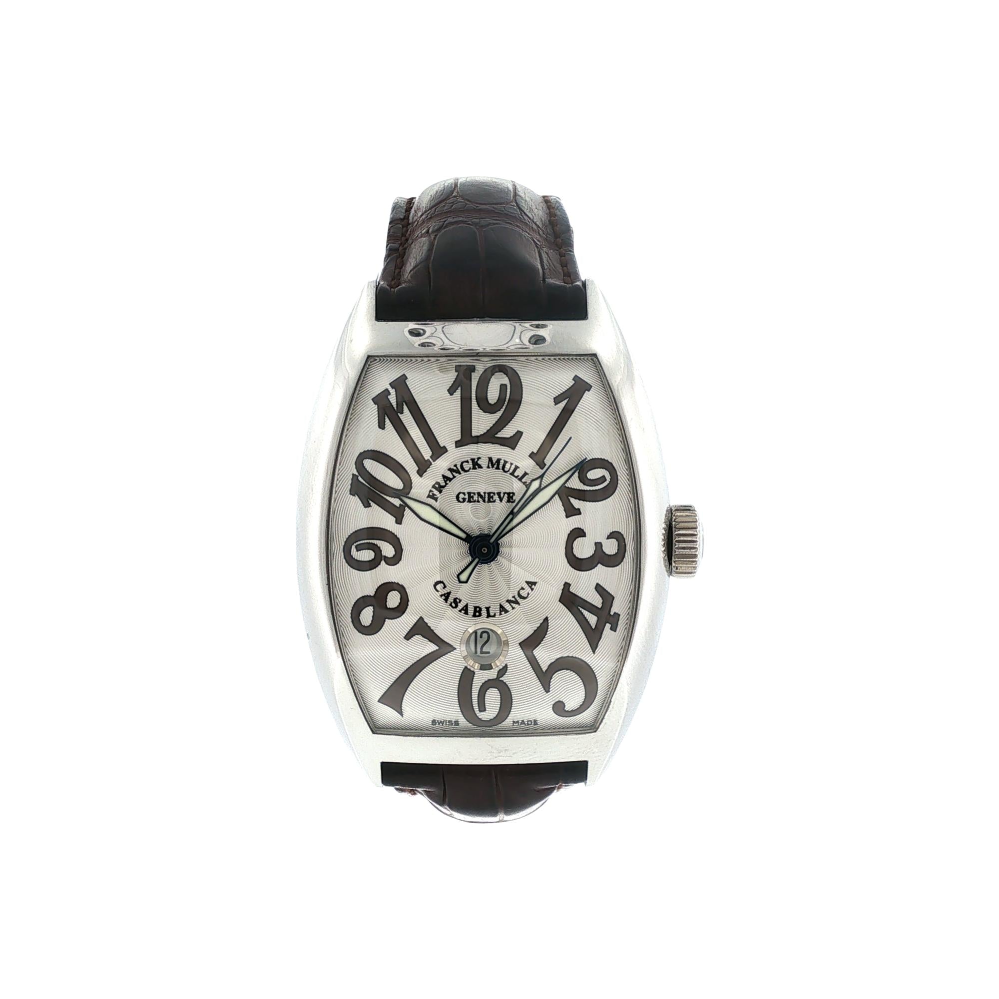 FRANK MULLER カサブランカ8880 CASA DT AC Franck Muller Casablanca 8880 C DT Steel Leather Automatic Watch