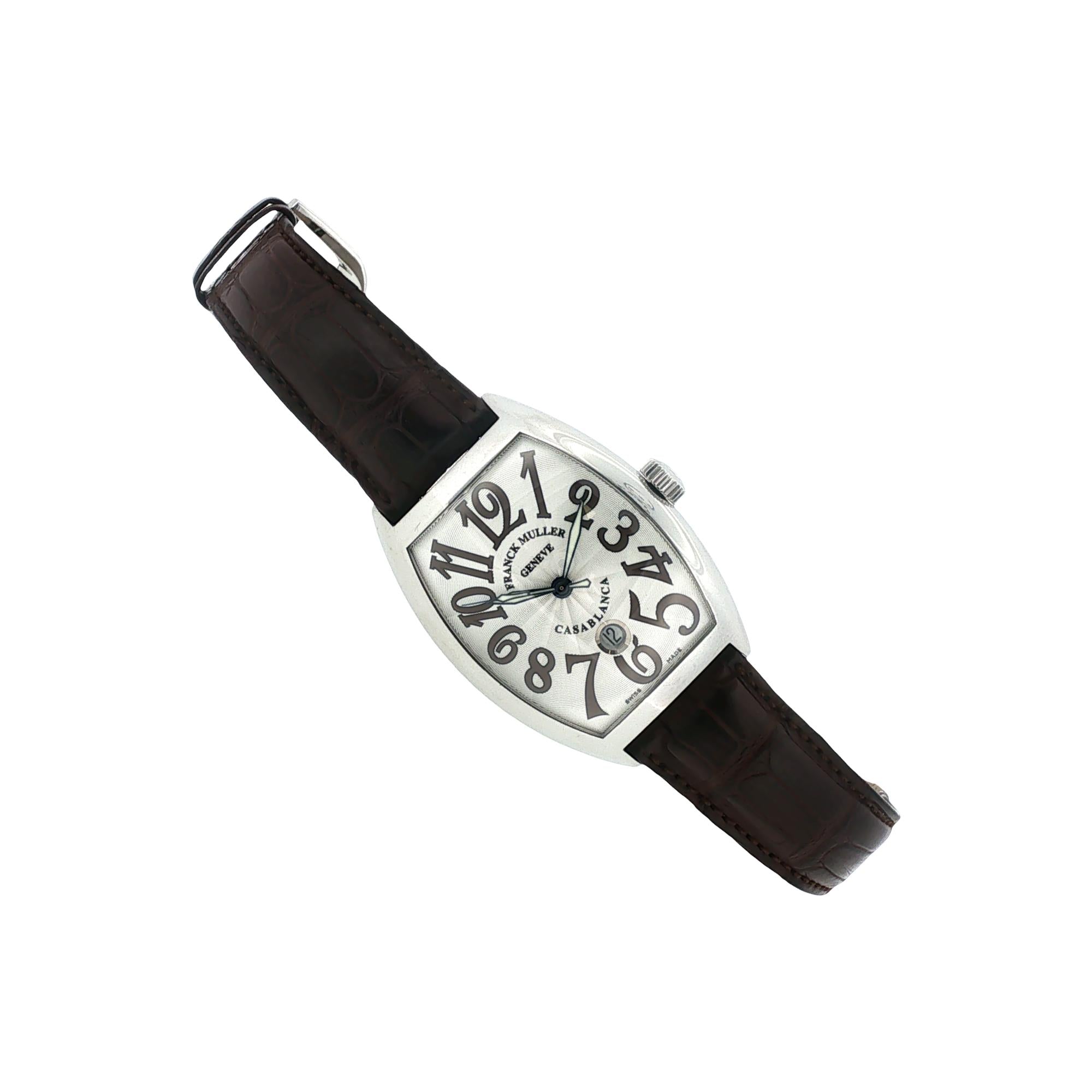 Franck Muller Casablanca 8880 C DT Steel Leather Automatic Watch