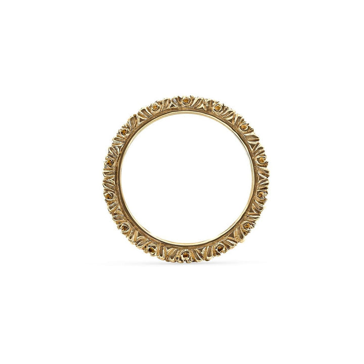 Buccellati Scacchi Eternelle Diamond Wide Band Ring Size 6.5 18 Karat Gold New