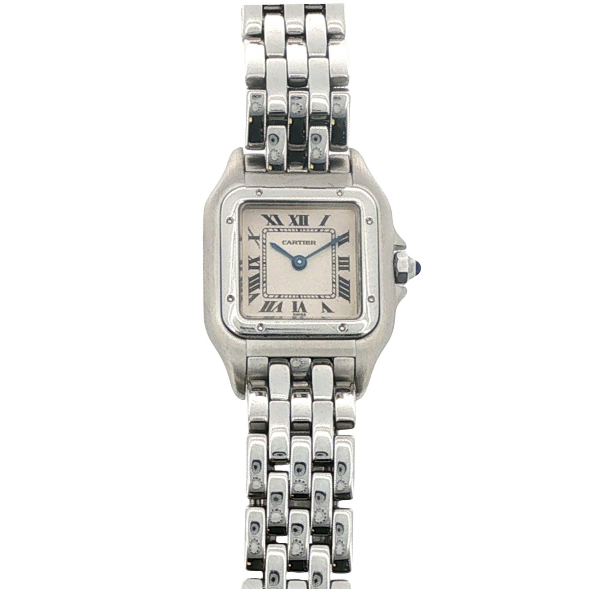 Cartier Panthère de Cartier Stainless Steel Small Watch Cartier Pouch