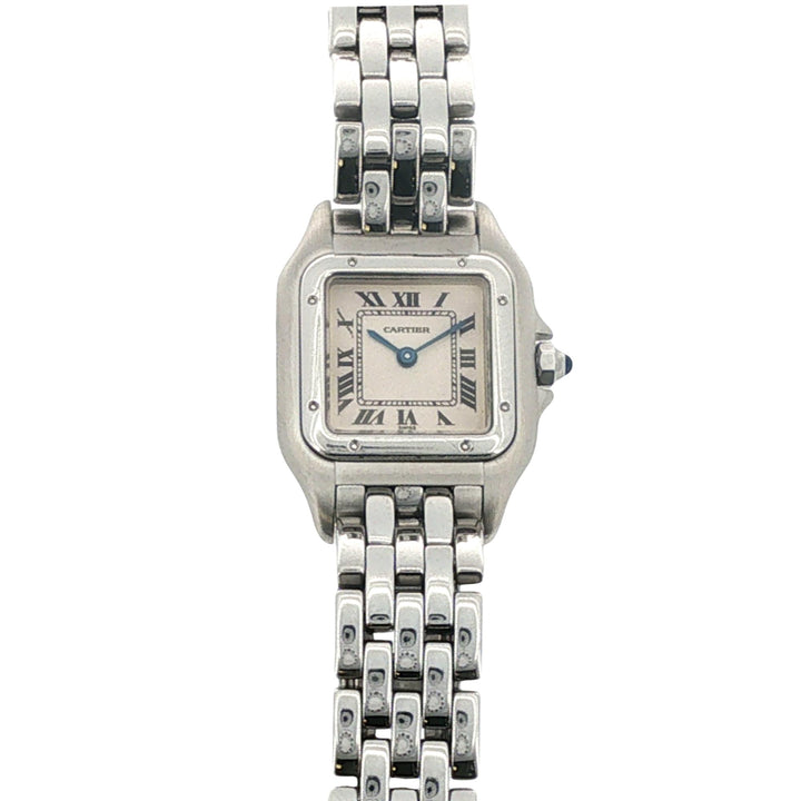 Cartier Panthère de Cartier Stainless Steel Small Watch Cartier Pouch
