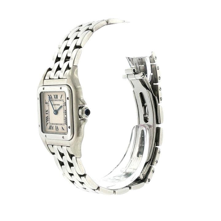 Cartier Panthère de Cartier Stainless Steel Small Watch Cartier Pouch