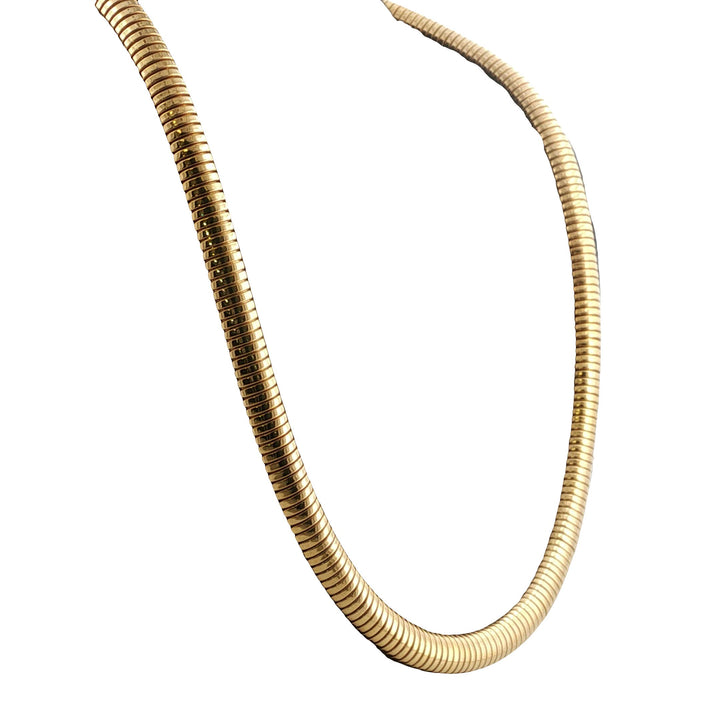 18 Karat Rose Tubogas Vintage 17 Inch Necklace