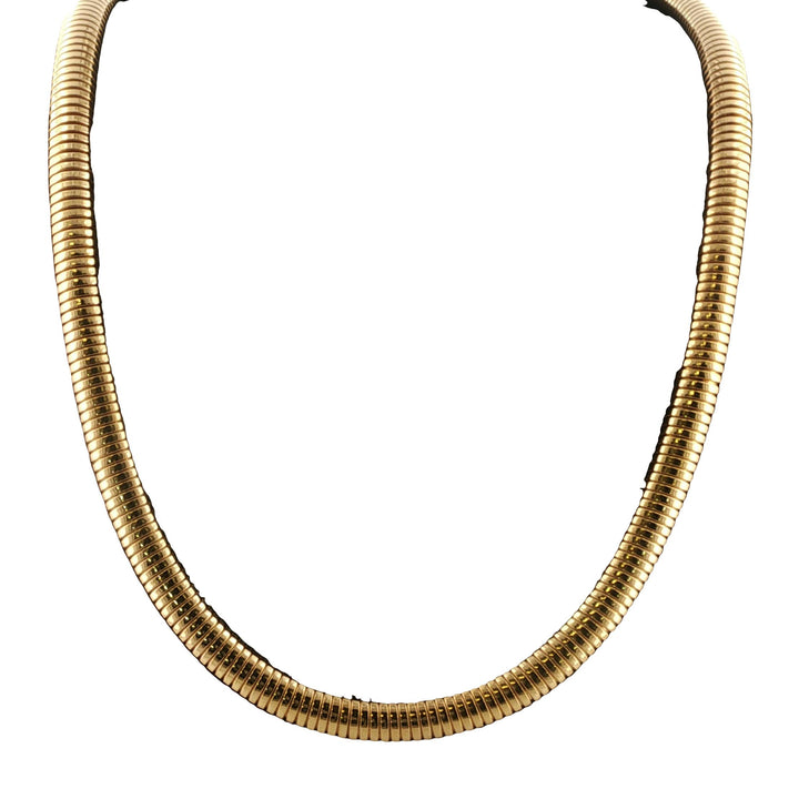 18 Karat Rose Tubogas Vintage 17 Inch Necklace