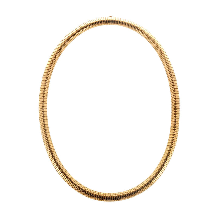18 Karat Rose Tubogas Vintage 17 Inch Necklace