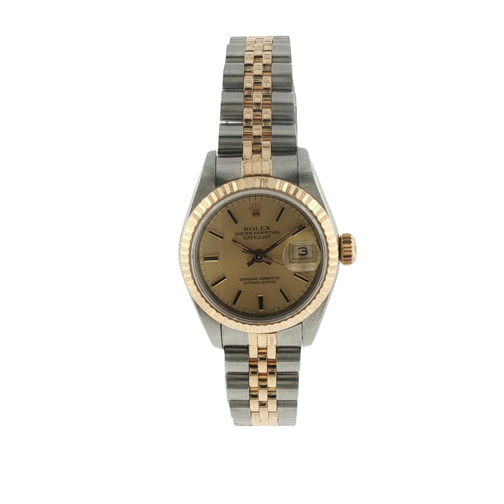 Rolex Datejust 26mm Two Tone Ladies Vintage Watch 69173