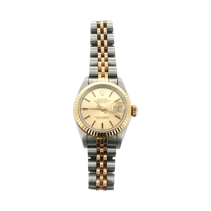Rolex Datejust 26mm Two Tone Ladies Vintage Watch 69173