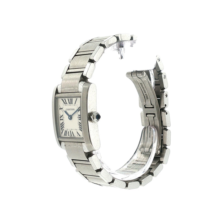 Cartier Tank Francaise Stainless Steel Watch Small Model