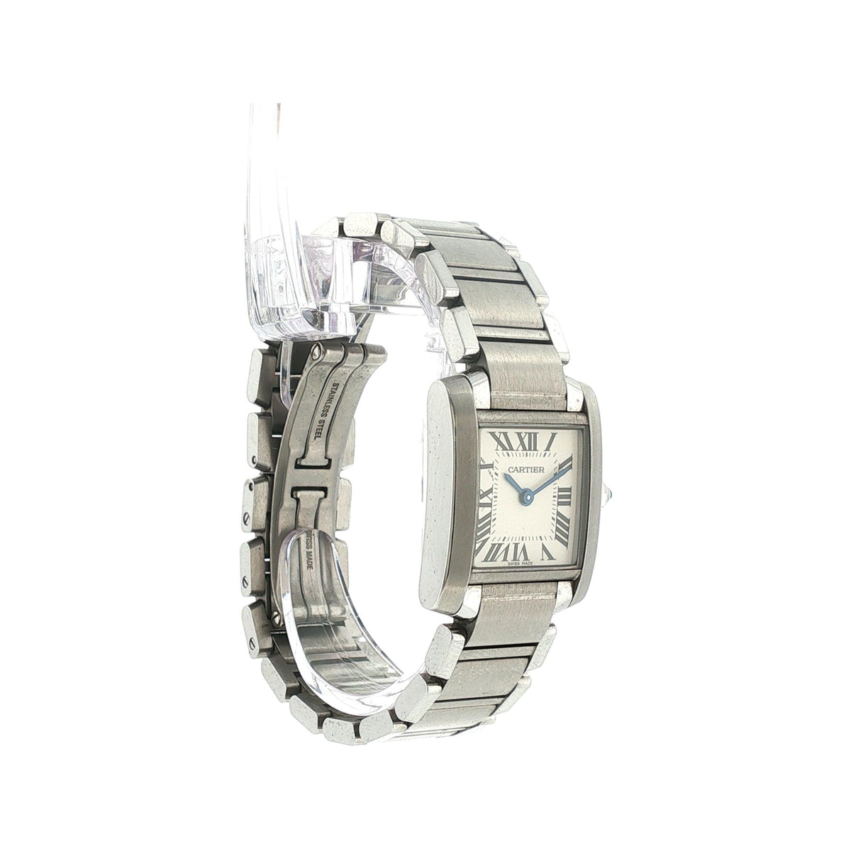 Cartier Tank Francaise Stainless Steel Watch Small Model