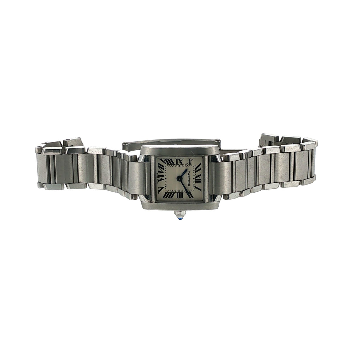 Cartier Tank Francaise Stainless Steel Watch Small Model