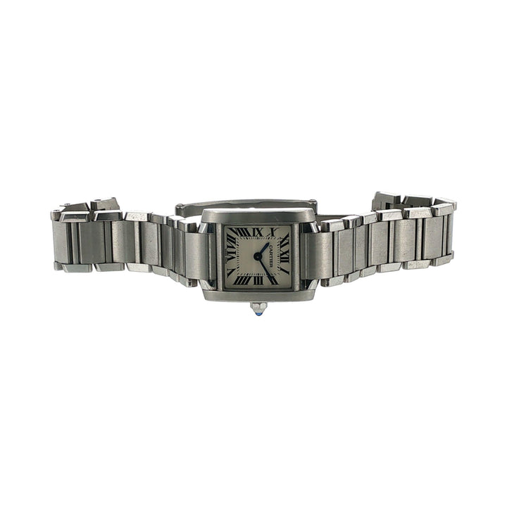 Cartier Tank Francaise Stainless Steel Watch Small Model