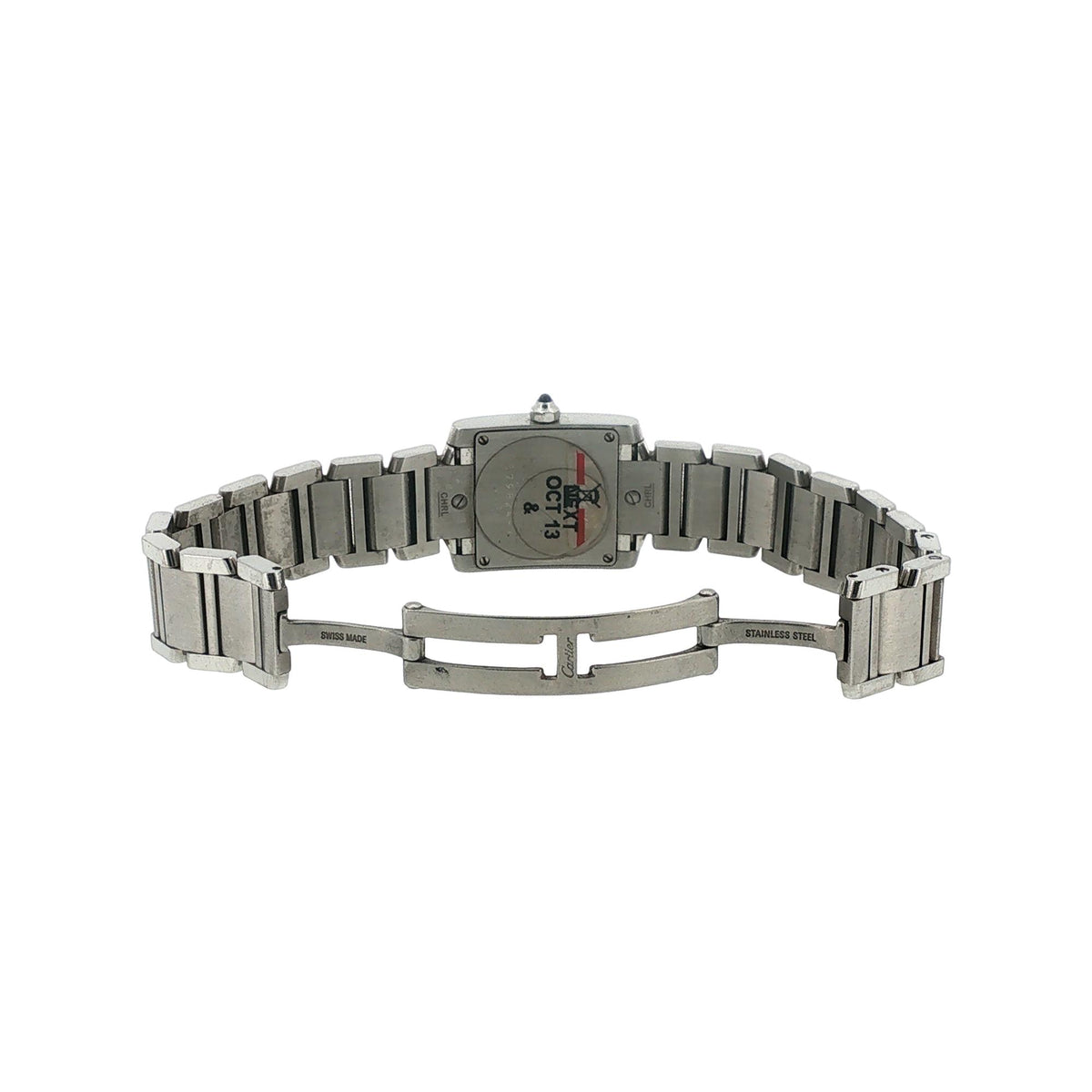 Cartier Tank Francaise Stainless Steel Watch Small Model
