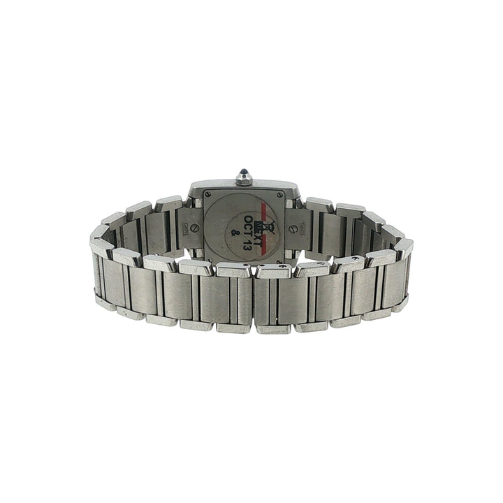 Cartier Tank Francaise Stainless Steel Watch Small Model