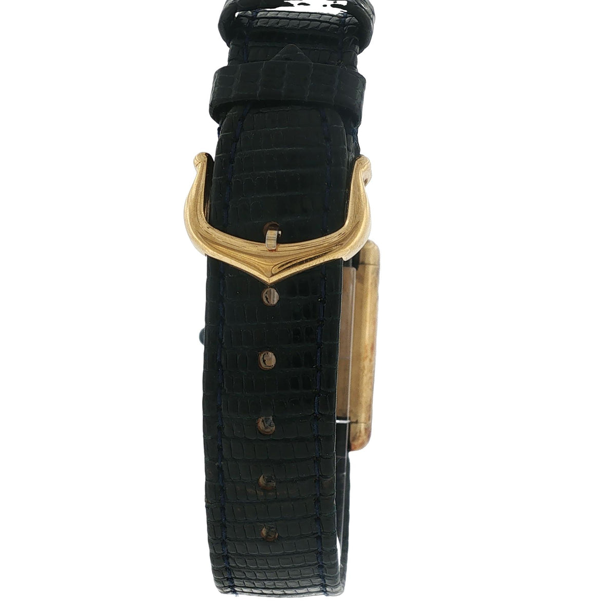 Cartier Must de Cartier Tank Vermeil Manual Wind Lapis Lazuli Dial Vintage Watch