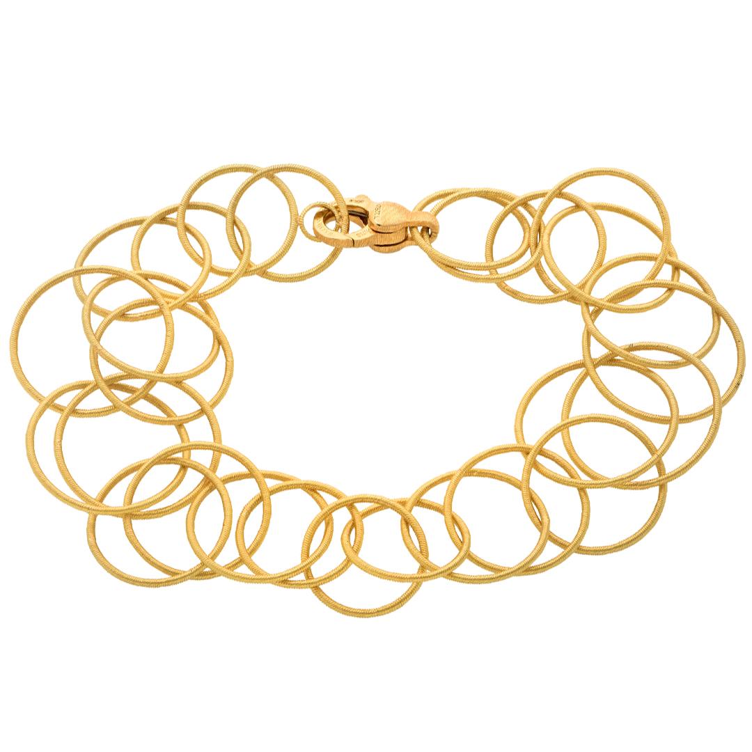 Buccellati Hawaii 18K Yellow Gold Bracelet with Small Rings