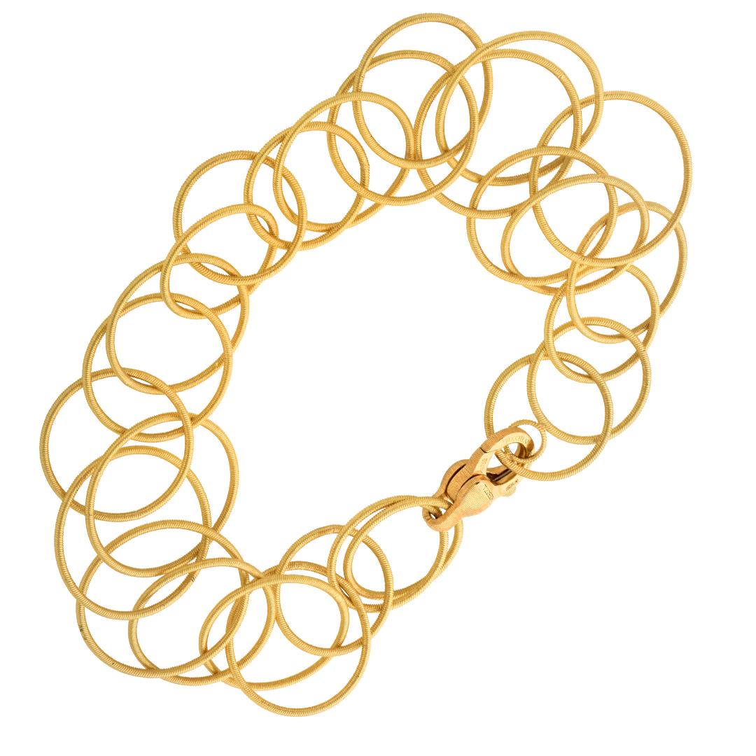 Buccellati Hawaii 18K Yellow Gold Bracelet with Small Rings