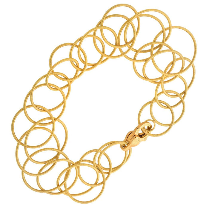 Buccellati Hawaii 18K Yellow Gold Bracelet with Small Rings