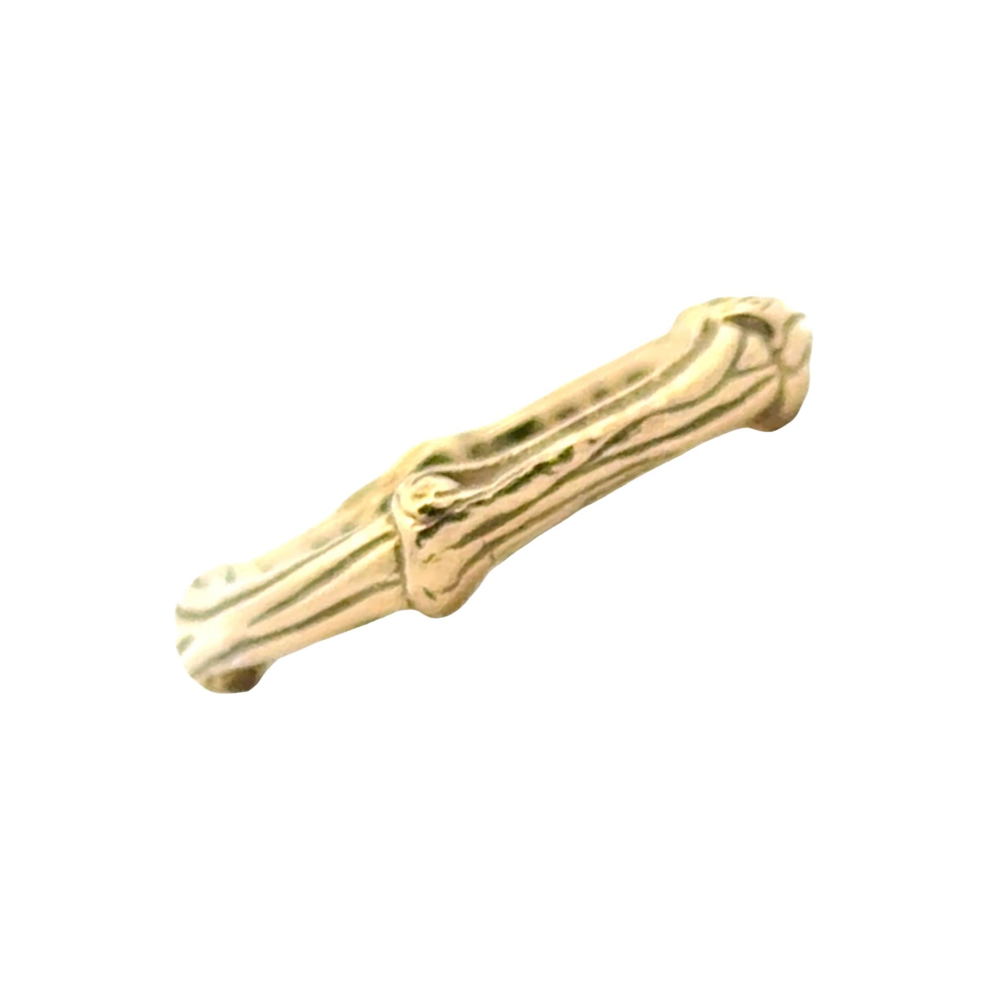 Tiffany & Co Vintage 18 Karat Yellow Gold Bamboo Band Ring Size 7