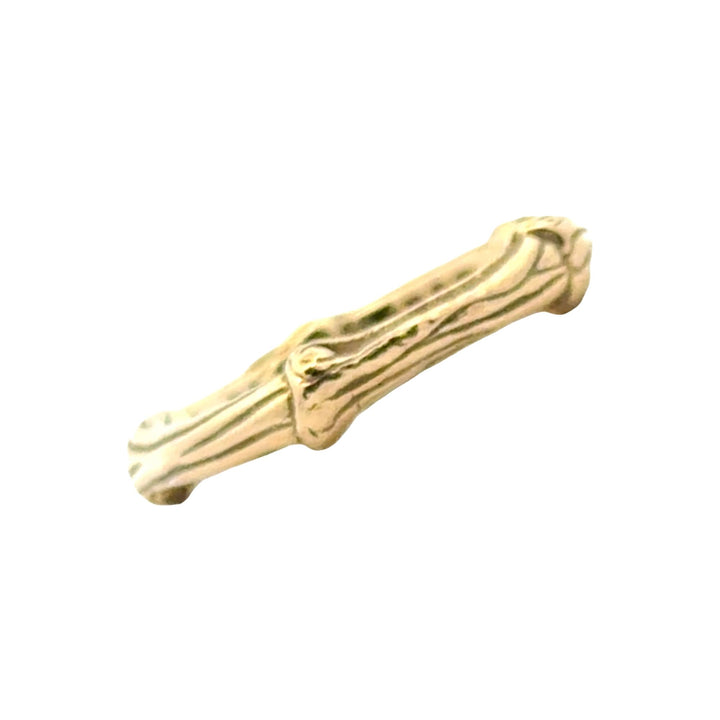 Tiffany & Co Vintage 18 Karat Yellow Gold Bamboo Band Ring Size 7
