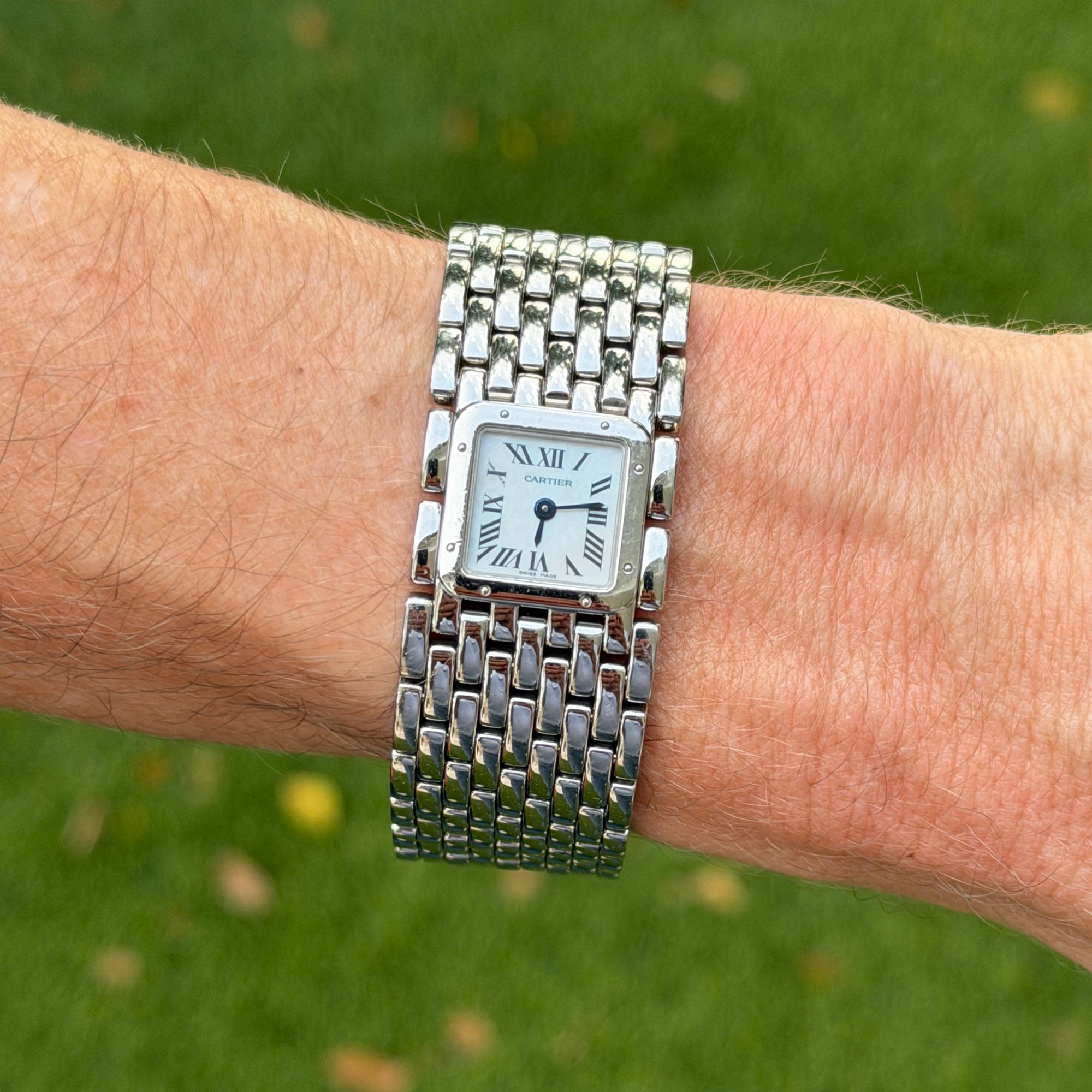 Cartier Panthère Ruban Stainless Steel Ladies Watch