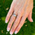 Art Deco Diamond 18 Karat White Gold Filigree Engagement Ring