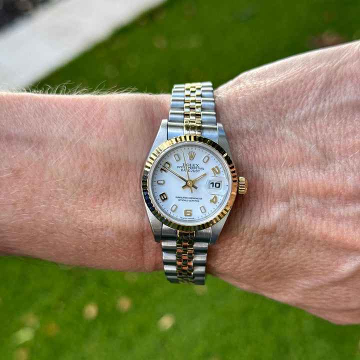Rolex Datejust Ladys 26mm 79173 Stainless Steel 18KYG Circa 2002