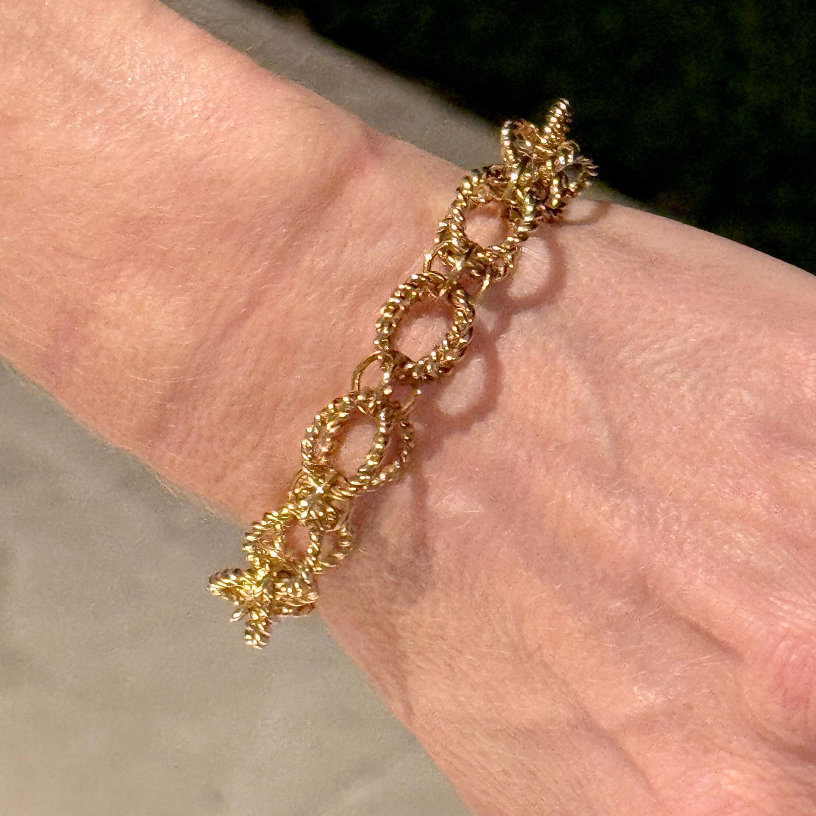 Tiffany & Company Schlumberger Rope Circle Bracelet 18K Yellow Gold