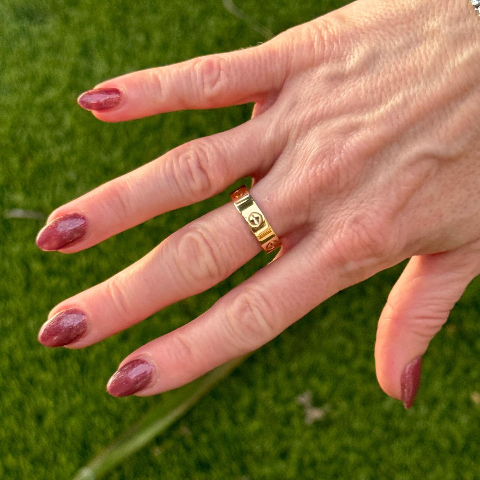 Cartier Classic Love Wedding Band Ring Size 57 B&Ps