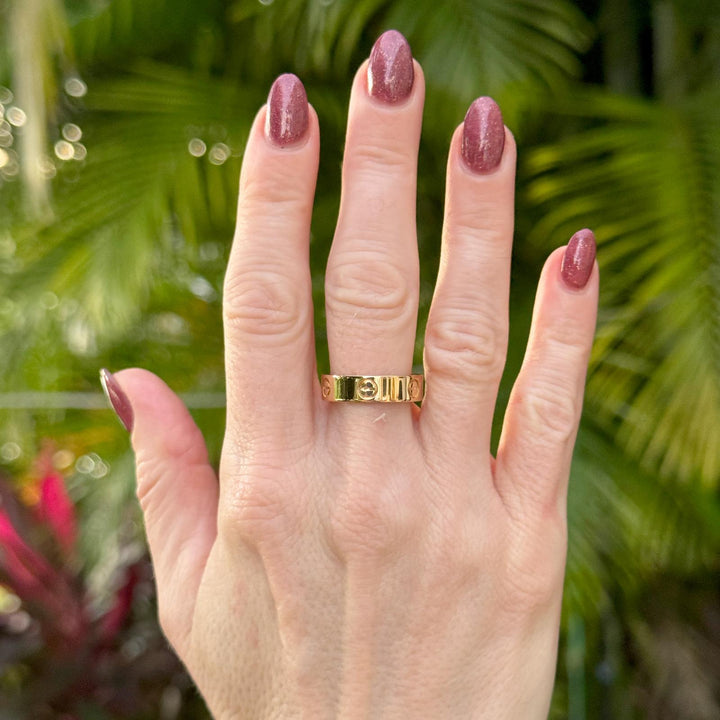 Cartier Classic Love Wedding Band Ring Size 57 B&Ps