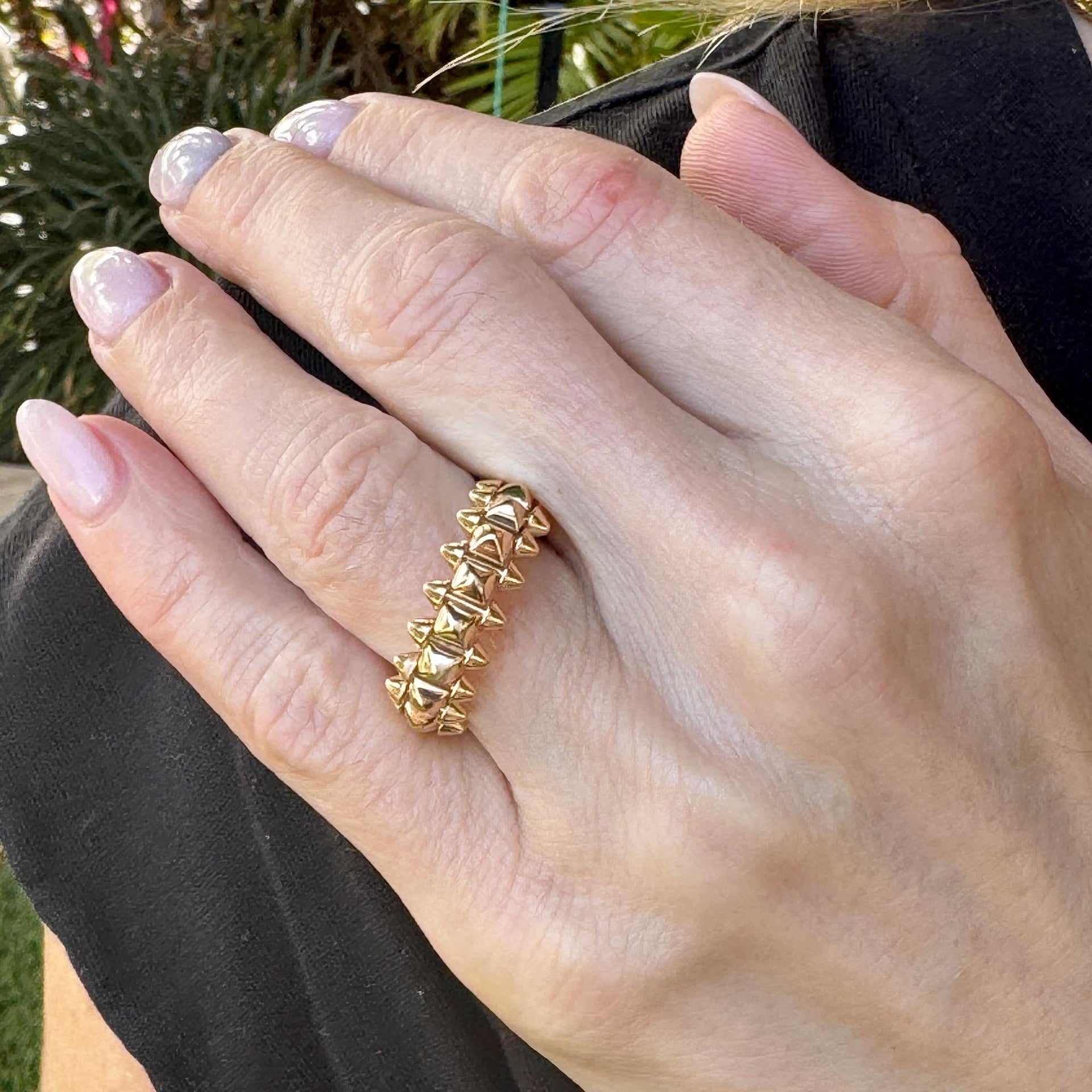 Cartier Clash De Cartier 18 Karat Rose Gold Band Ring Size 53 (US size 6.25),