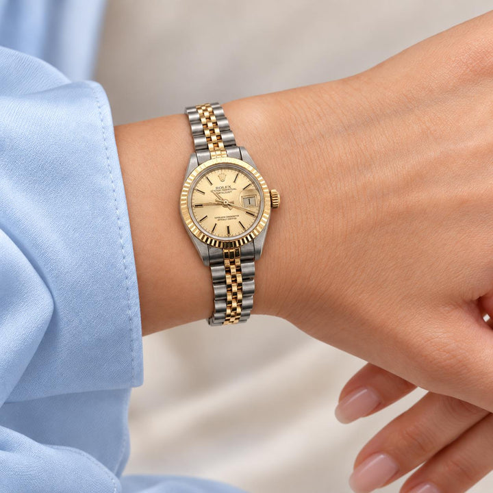 Rolex Datejust 26mm Two Tone Ladies Vintage Watch 69173