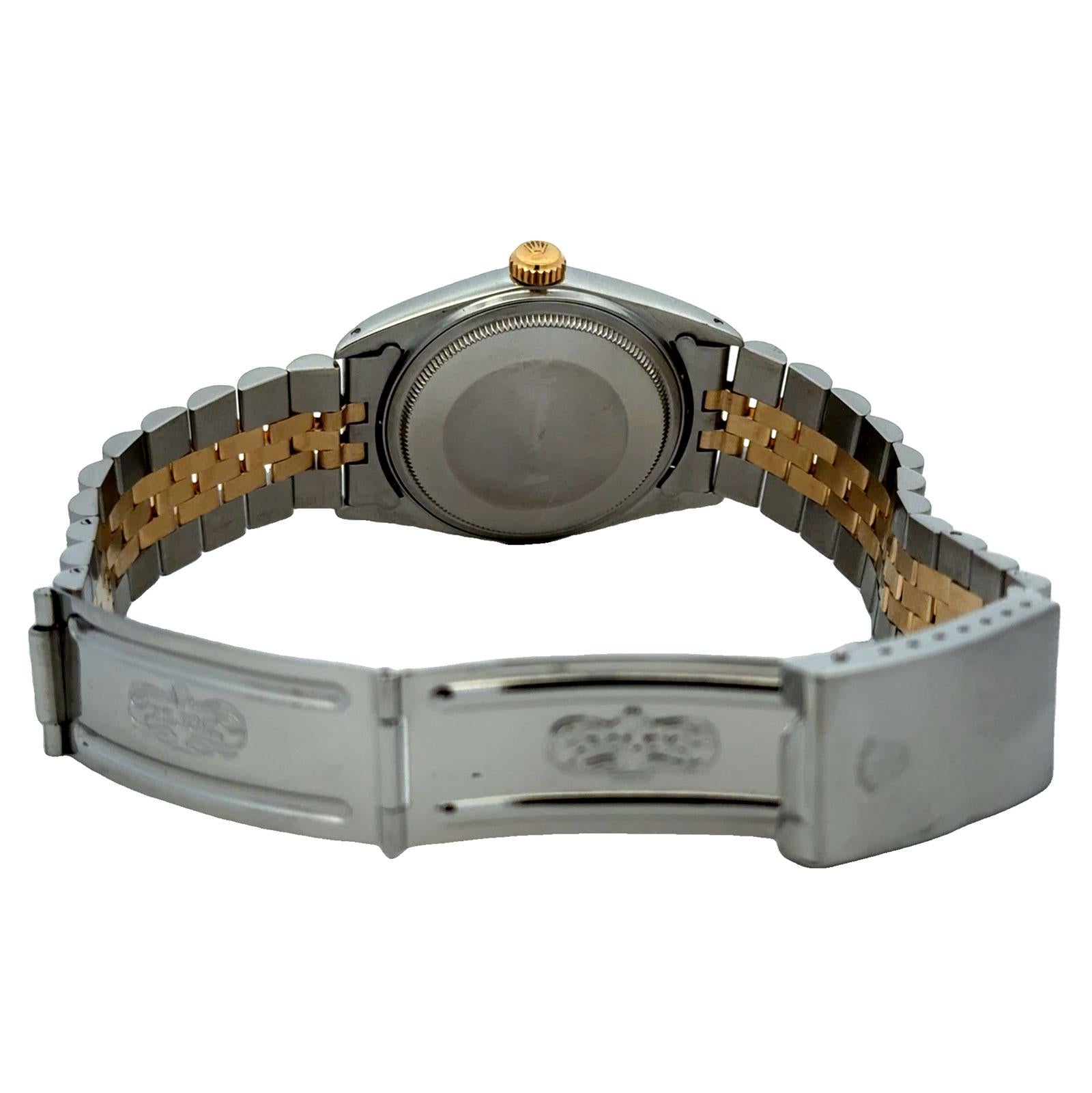 Rolex Datejust Two Tone 34mm Jubilee Bracelet Watch 16013 Circa 1978