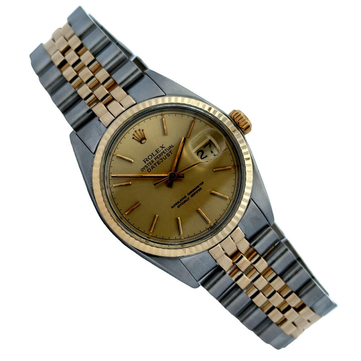 Rolex Datejust Two Tone 34mm Jubilee Bracelet Watch 16013 Circa 1978