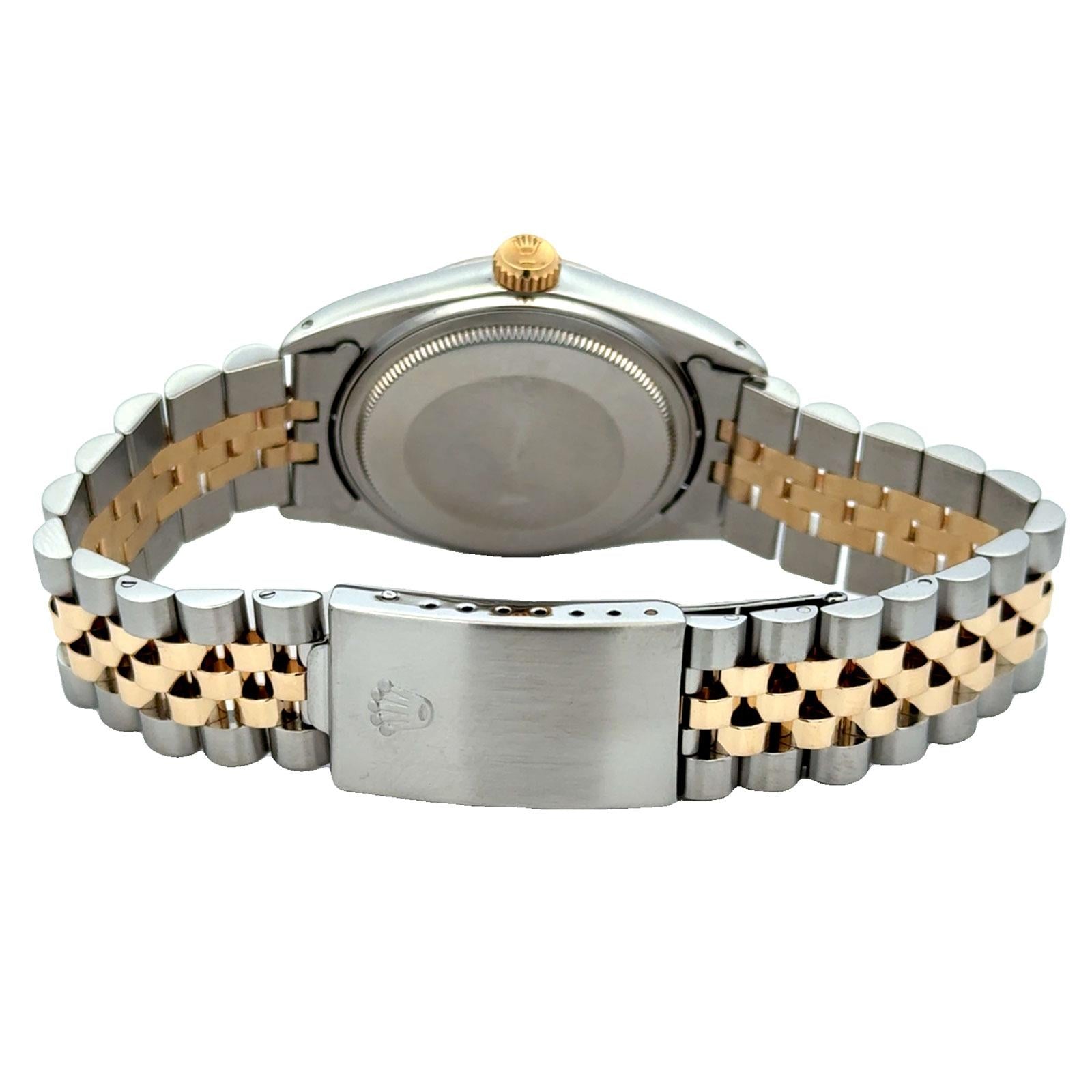 Rolex Datejust Two Tone 34mm Jubilee Bracelet Watch 16013 Circa 1978