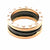 BVLGARI 18 Karat Rose Gold & Ceramic B-Zero Ring Size 53 ( US Size 6)
