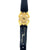 Rare Carrera Y Carrera 18 Karat Yellow Gold Panther Head Diamond Dial Watch