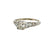 Art Deco Old European Cut Diamond 18 Karat White Gold Filigree Engagment Ring