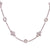 6.50 Carat Diamond By The Yard Platinum 24 Inch Link Necklace