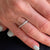 Diamond Platinum Eternity Band Ring Size 6.25