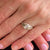 Art Deco Diamond Filigree Engagement Ring 14 Karat White Gold