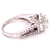Diamond Halo Engagement Ring 14 Karat White Gold