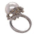 South Sea Pearl Diamond 18 Karat White Gold Cocktail Ring