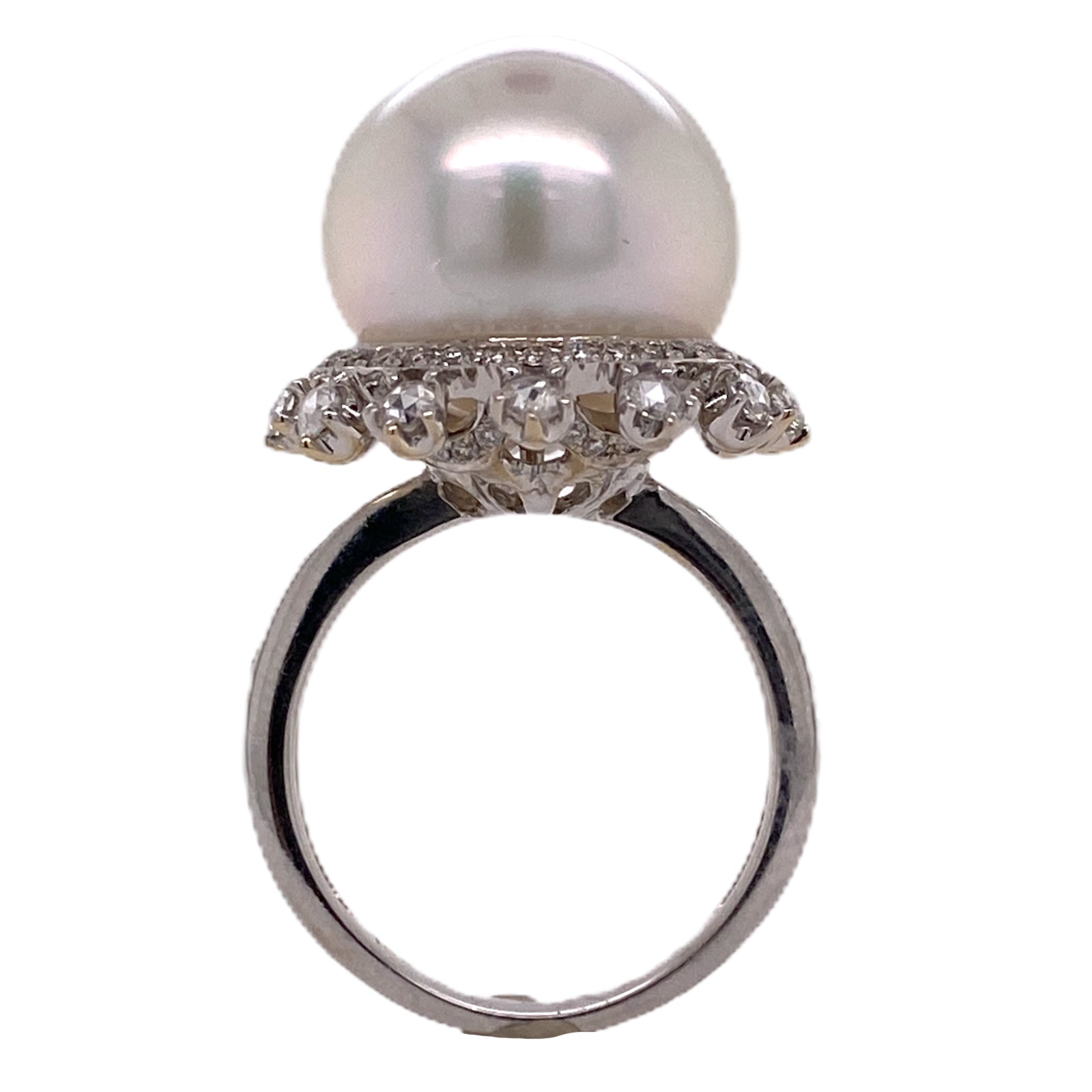 Pearl Royale 18K White Gold, Diamond, Sapphire and South Sea Pearl